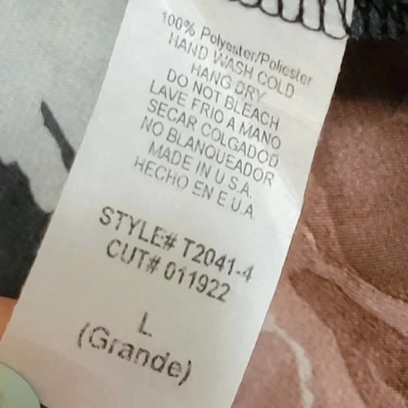 Vision Womens Large Flowy Open Front Side Slit Kimono Cardigan Boho Bohemian - Picture 9 of 9